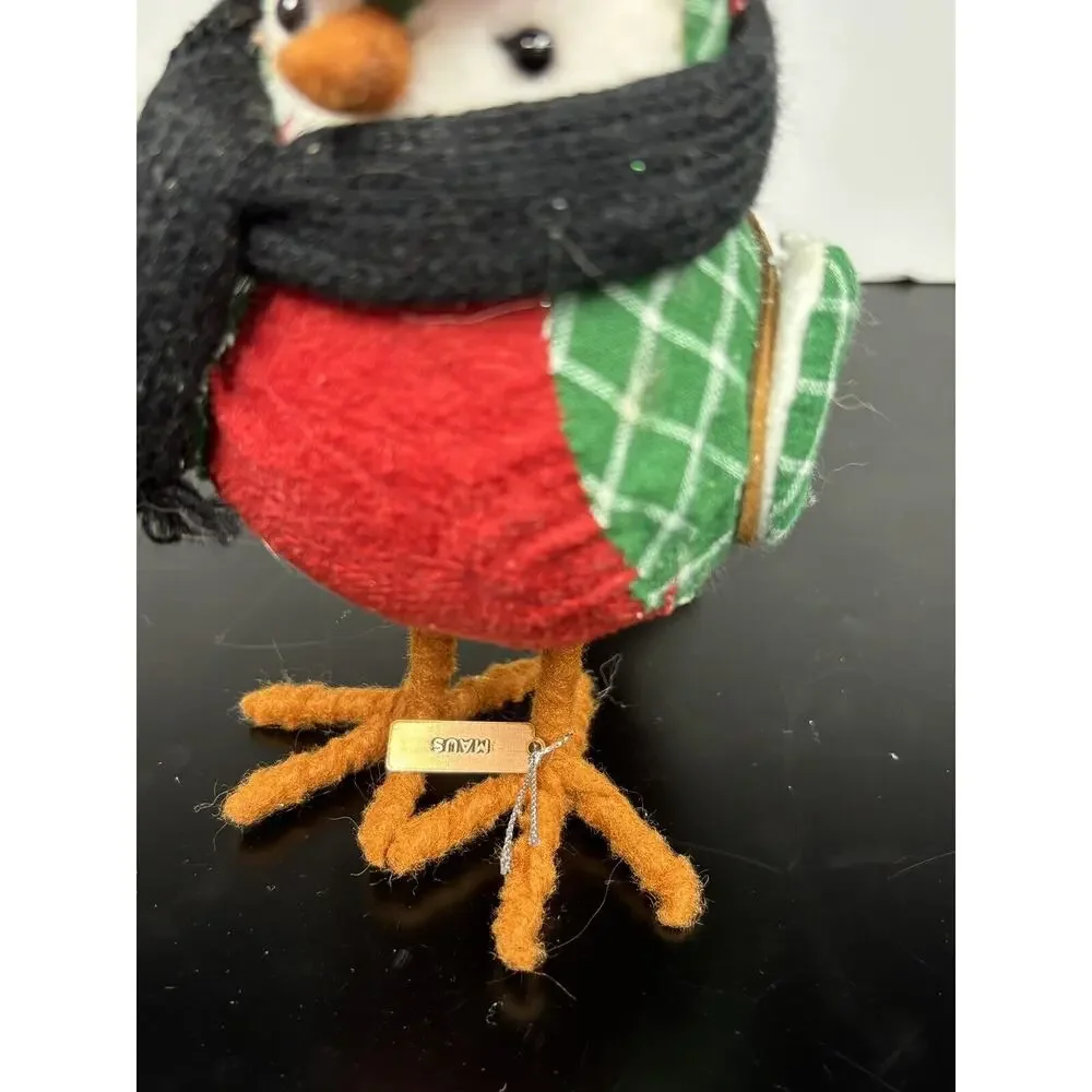 Target Wondershop 2018 Featherly Friends MAUS Christmas‎ Fabric Bird W/ Backpack